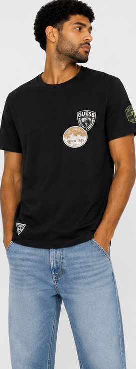 GUESS Black Men's T-Shirt – Style 022