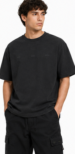 Bresha Black Graphic T-Shirt