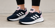 Adidas Navy and Pink Shoes