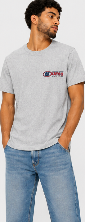 GUESS Grey Men's T-Shirt – Style 068