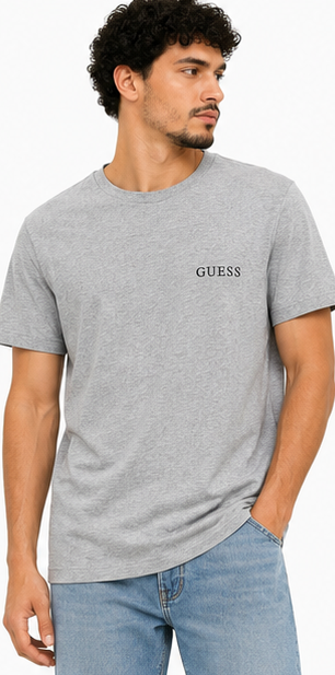 GUESS Grey Men's T-Shirt – Style 047