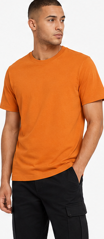 Timberland Men's Chest Patch T-Shirt – Orange