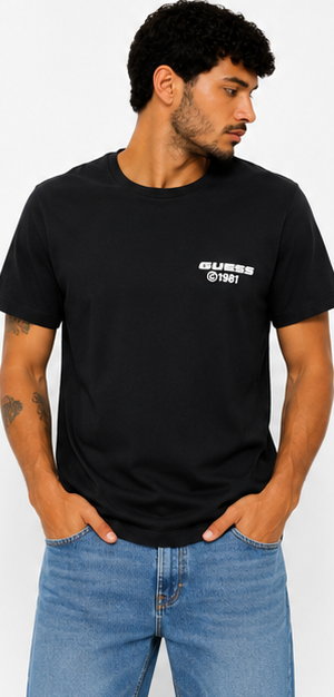 GUESS Black Men's T-Shirt – Style 035