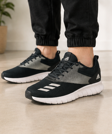 Adidas Black and Grey Shoes