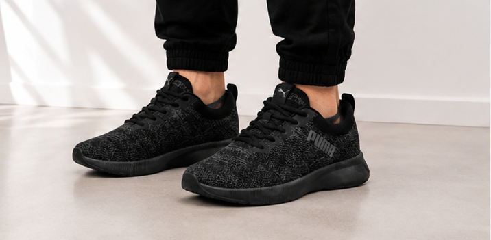 Puma Black and Grey Shoes