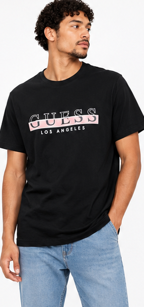 GUESS Black Men's T-Shirt – Style 024