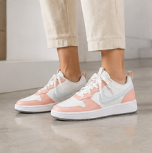 Nike White and Peach Shoes