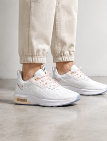 Nike White and Peach Shoes