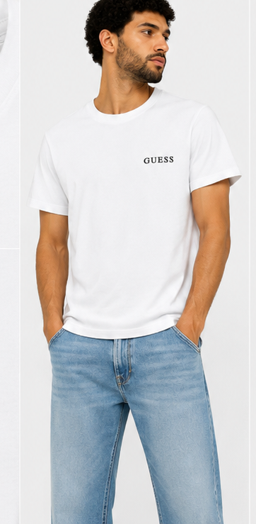 GUESS White Men's T-Shirt – Style 067