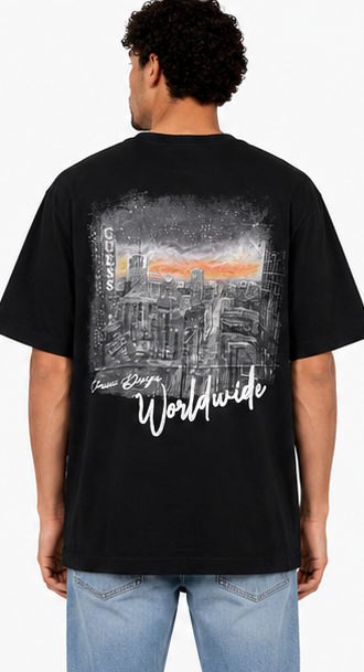 GUESS Black Men's T-Shirt – Style 041