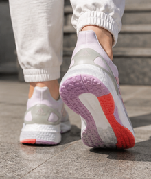 Adidas White and Lilac Shoes