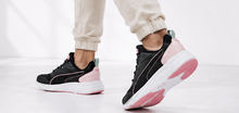 Puma Black and Pink Shoes