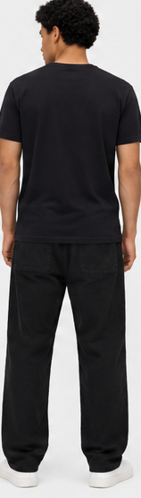 Zara Black Linen Blend Pants
