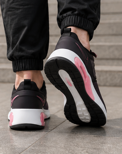Nike Black and Pink Shoes
