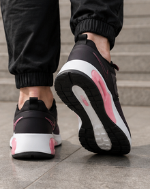 Nike Black and Pink Shoes