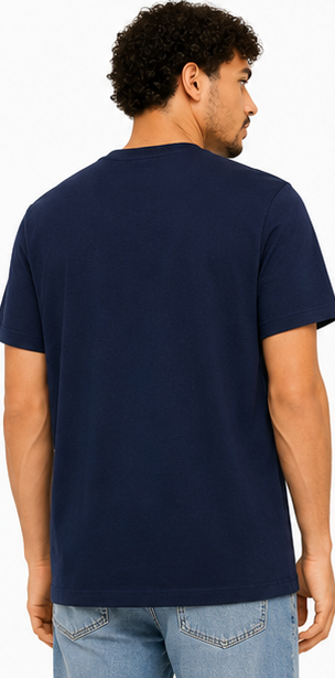 GUESS Navy blue Men's T-Shirt – Style 066