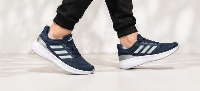 Adidas Navy and Mint Shoes