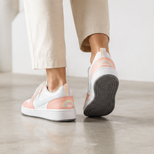 Nike White and Peach Shoes