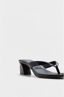 Heeled Toe-post Mules