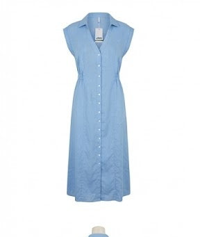 Hobz Dress 1690- Blue