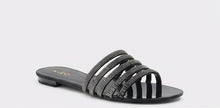 Flat Quilted Black Mules
