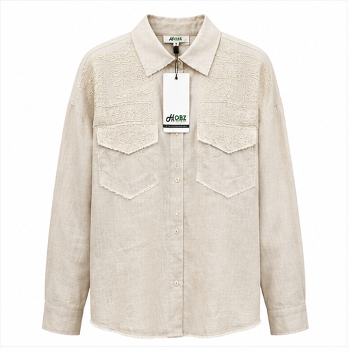 Hobz Shirt 11325- Cream