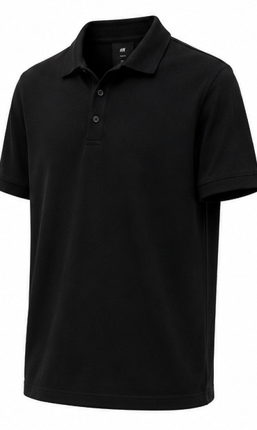 Black Classic Polo Shirt - product detail