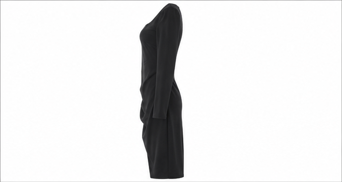 Hobz Dress 20295- Black