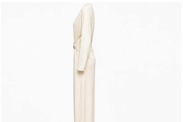 Hobz Dress 30354 - Cream