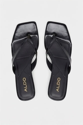 Heeled Toe-post Mules