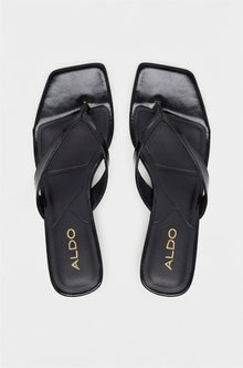 Heeled Toe-post Mules
