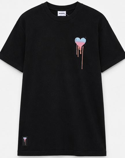 Timberland Black Heart Graphic T-Shirt view 1