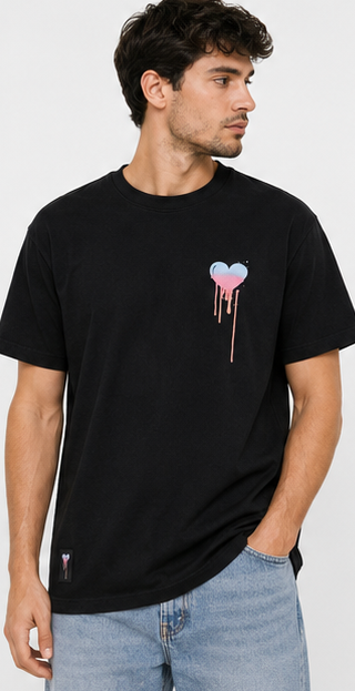 Timberland Black Heart Graphic T-Shirt view 5