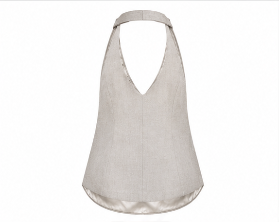 Hobz Vest 1619 - Beige
