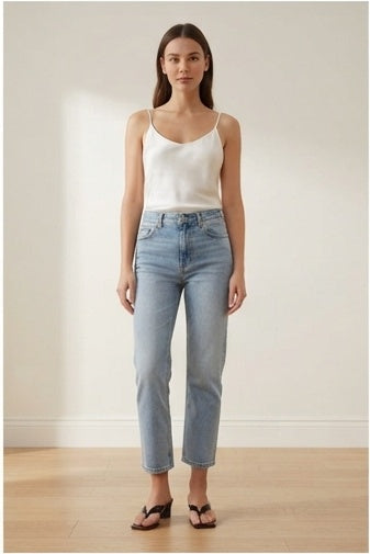 Heeled Toe-post Mules