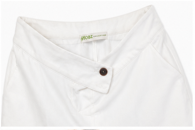 Hobz Pants 1694- White