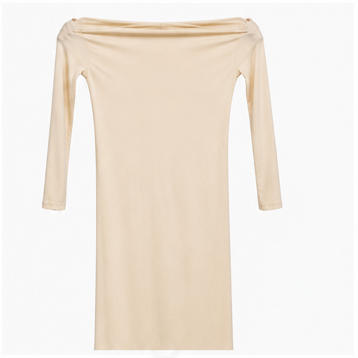 Hobz Dress 002- Cream