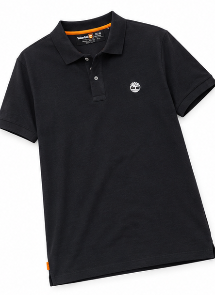 Timberland Black Polo Shirt view 4