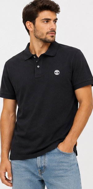 Timberland Black Polo Shirt view 5