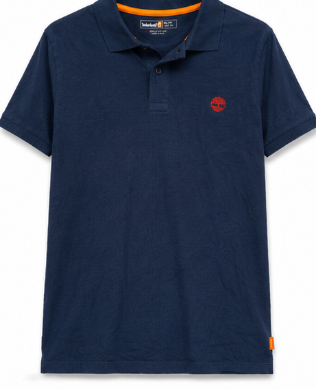 Timberland Navy Blue Polo Shirt view 1