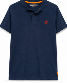 Timberland Navy Blue Polo Shirt view 1