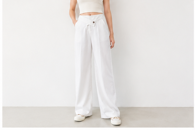 Hobz Pants 1694- White
