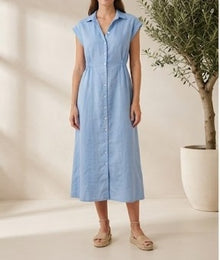 Hobz Dress 1690- Blue