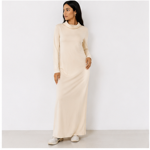 Hobz Dress 002- Cream