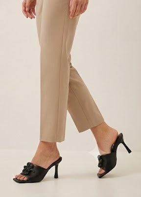 Heeled Black Mules