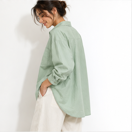 Hobz Blouse 1575- Sage Green