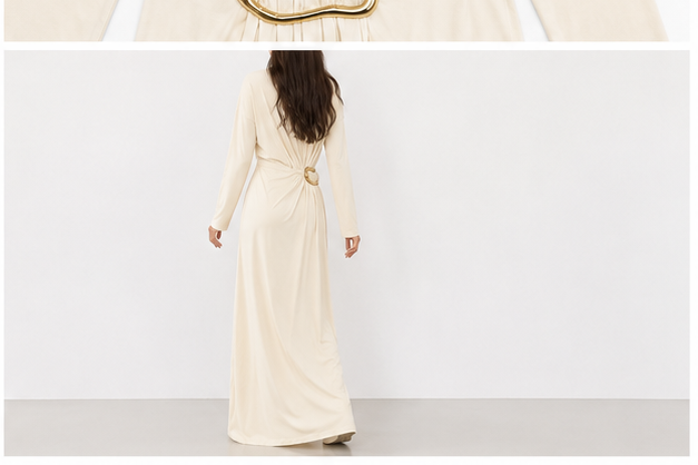Hobz Dress 30354 - Cream
