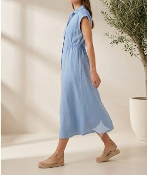 Hobz Dress 1690- Blue