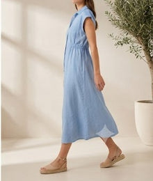 Hobz Dress 1690- Blue