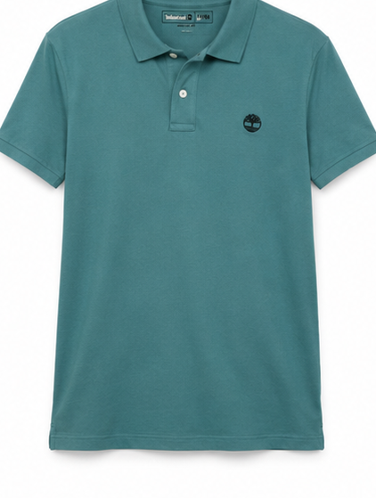 Timberland Teal Polo Shirt view 1
